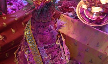 वाराणसी: रंगभरी एकादशी पर श्री काशी विश्वनाथ मंदिर के मध्याह्न भोग आरती में उमड़े श्रद्धालु