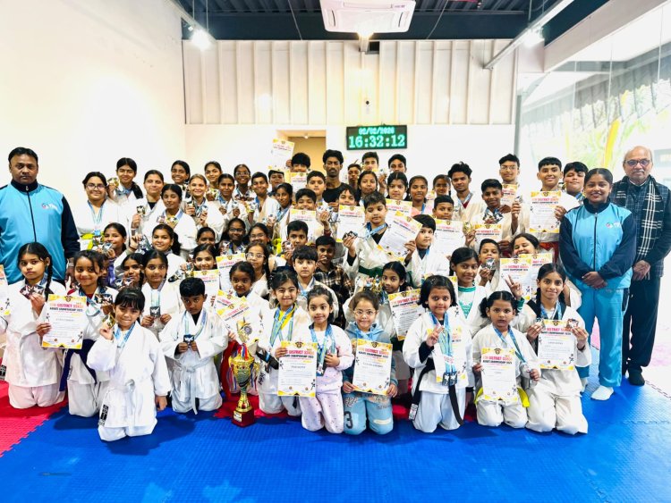 जिला कराटे में टीएसएच का दबदबा, 59 खिलाड़ियों ने जीते पदक