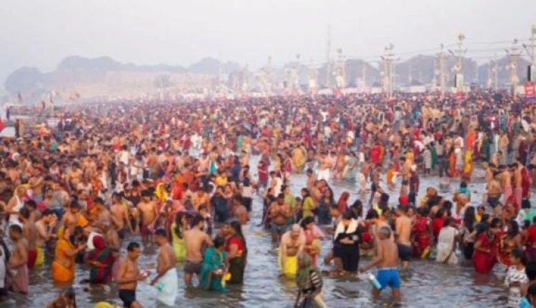 माघ मेला : अंतिम स्नान पर्व महाशिवरात्रि को हर हर महादेव के जय घोष से शुरू हुआ स्नान, उमड़ा जनसैलाब