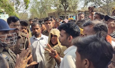 वाहन की टक्कर से दूधिया की मौत, ग्रामीणों ने लगाया जाम