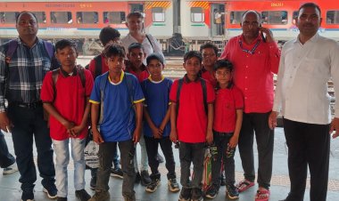 राज्य स्तरीय खेलकूद प्रतियोगिता के लिए मुरादाबाद मंडल के खिलाड़ी अयोध्या रवाना