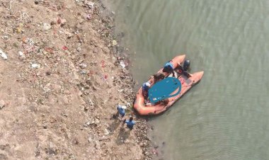 नए यमुना पुल से महिला कूदी, मौत