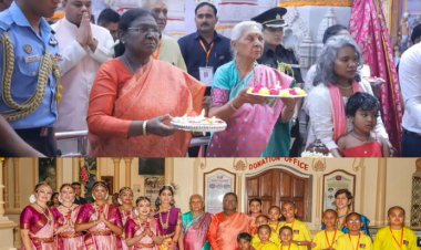 राष्ट्रपति द्रौपदी मुर्मु ने इस्कॉन और प्रेम मंदिर में की पूजा-अर्चना