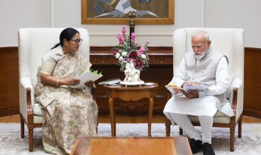 दिल्ली की मुख्यमंत्री ने प्रधानमंत्री से की मुलाकात