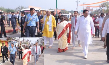 राष्ट्रपति द्रौपदी मुर्मु ने गिरिराज जी के किए दर्शन, नंगे पांव चलकर शुरू की सप्तकोसी परिक्रमा