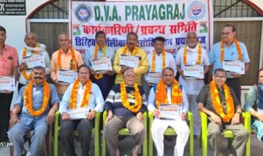 वॉलीबाल एसोसिएशन के कार्यकारिणी समिति की बैठक में कार्यभार ग्रहण