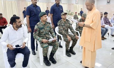 बेफिक्र होकर देश सेवा करें सैनिक, आपके परिवार की सुरक्षा व सम्मान सरकार के जिम्मे: मुख्यमंत्री योगी