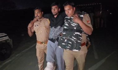 पुलिस और लूटेरों के बीच मुठभेड़, दो गिरफ्तार