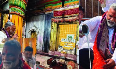 सांसद पप्पू यादव ने किए द्वारिकाधीश और संत प्रेमानंद महाराज के दर्शन, यमुना नदी का दूध से किया अभिषेक