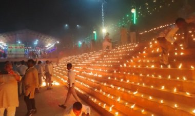 चित्रकूट में रामनवमी को मनी दीपावली, 22 लाख से अधिक दीपों से जगमगाया शहर