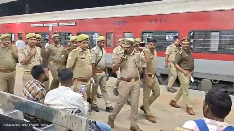 उप्र उपनिरीक्षक परीक्षा को लेकर जौनपुर जंक्शन पर सघन चेकिंग, जीआरपी रही अलर्ट