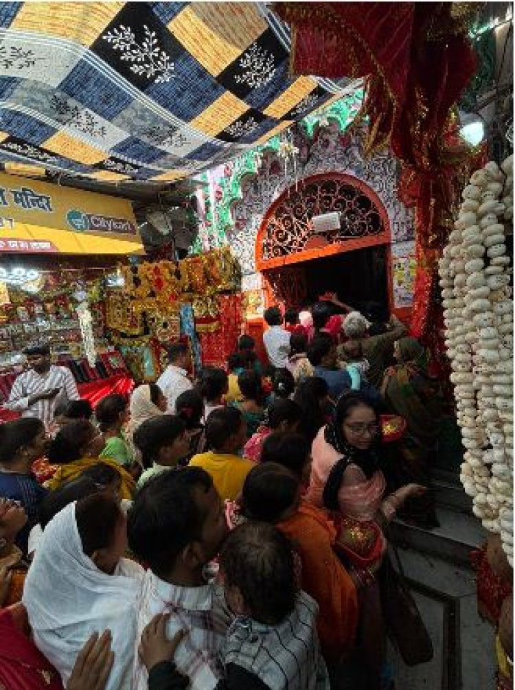बड़ी काली जी मंदिर में सवा लाख श्रद्धालुओं ने लिया प्रसाद