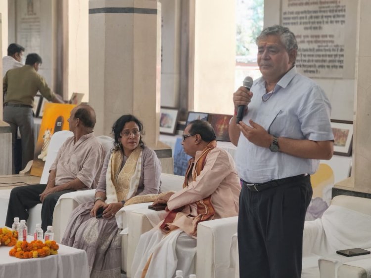 बीएचयू विश्वनाथ मंदिर में पहली बार लगी चित्रकला प्रदर्शनी, कार्यशाला “कला आराधना” का समन्वय