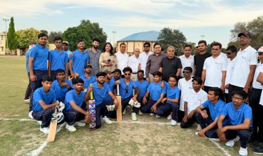 अंतर विश्वविद्यालयी ब्लाइंड क्रिकेट टूर्नामेंट: डॉ शकुंतला मिश्रा राष्ट्रीय पुनर्वास विश्वविद्यालय लखनऊ जीती