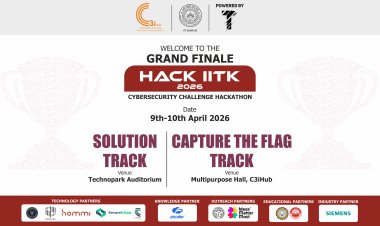 आईआईटी कानपुर में 'हैक आईआईटीके 2026 का ग्रैंड फिनाले 9-10 अप्रैल को, साइबर समाधान पर विशेषज्ञ देंगे व्याख्यान