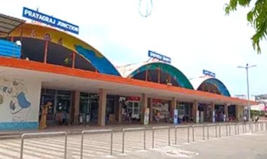 प्रयागराज जंक्शन के सिटी साइड पर पुनर्विकास कार्य प्रारम्भ, पार्किंग अस्थायी रूप से प्रतिबंधित