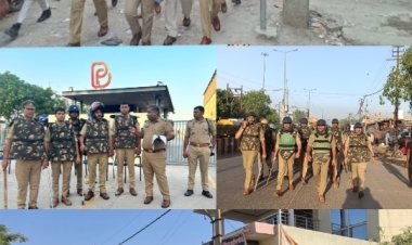 श्रमिकाें के उग्र प्रदर्शन के बाद आज नाेएडा की औद्योगिक इकाइयां खुलीं, कई जगह फ्लैग मार्च व पुलिस तैनात