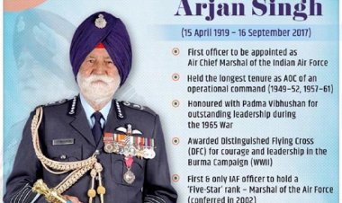 मार्शल ऑफ द एयर फोर्स अर्जन सिंह की जयंती मनाने को ’वॉकाथॉन’ का हुआ आयोजन