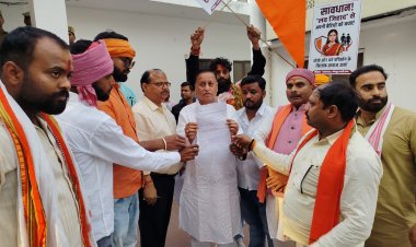 बजरंग दल का बड़ा प्रदर्शन, जिहादी मानसिकता एवं अवैध कब्जों के खिलाफ राष्ट्रपति को ज्ञापन सौंपा