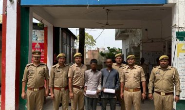 हत्या मामले के दो आरोपित गिरफ्तार, आलाकत्ल ईंट बरामद