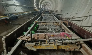 कानपुर मेट्रो कॉरिडोर-2 में ट्रैक निर्माण शुरू, तेजी से बढ़ रहा प्रोजेक्ट