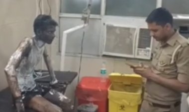 प्रेम प्रसंग के आरोप में युवक पर पेट्रोल डालकर जिन्दा जलाने का प्रयास