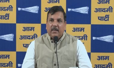 संजय सिंह ने केजरीवाल के आवास की तस्वीरों को बताया फर्जी, मानहानि का केस करने की चेतावनी