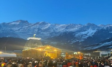 केदारनाथ धाम में आस्था का सैलाब, चार दिनों में 1.24 लाख श्रद्धालुओं ने किए दर्शन