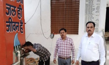 एटा में भीषण गर्मी में पेयजल आपूर्ति के लिए नगर पालिका ने किये पुख्ता इंतजाम
