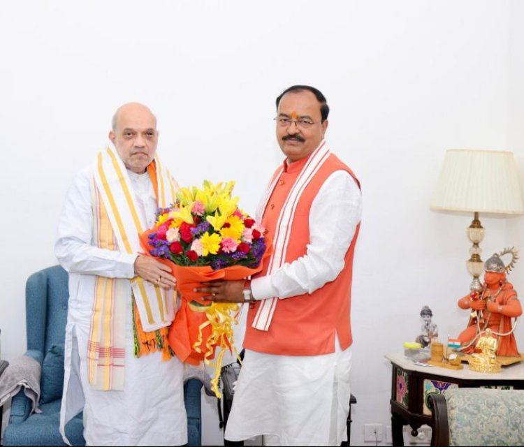 अमित शाह के बाद शिवराज सिंह चौहान से मिले केशव प्रसाद मौर्य