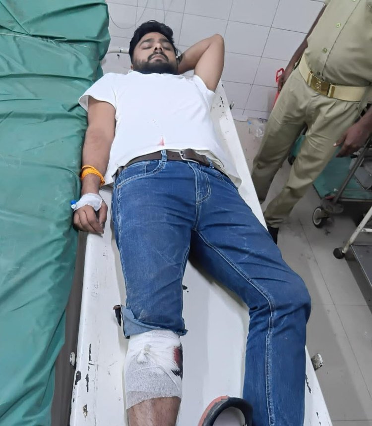 मुठभेड़ में दो बदमाश गिरफ्तार, तीसरा फरार