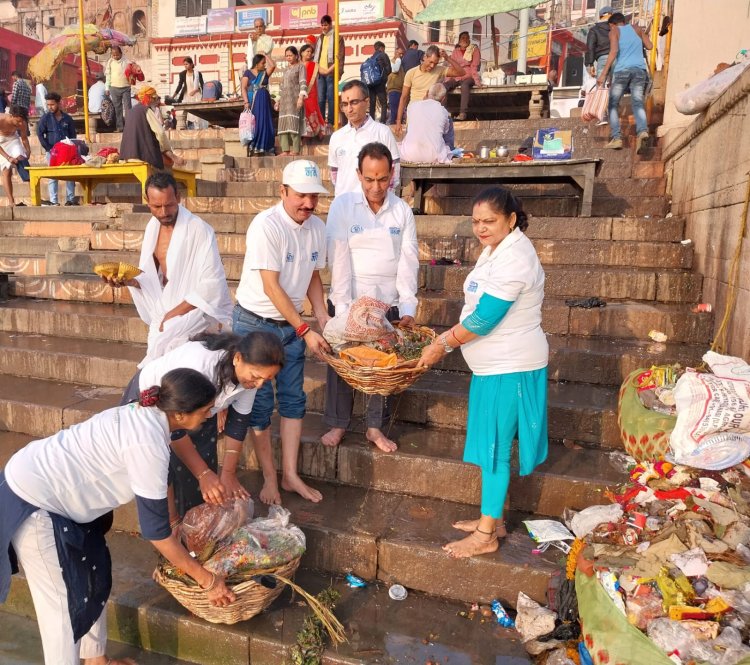 नमामि गंगे ने गंगा तट पर मेरी गंगा - मेरी जिम्मेदारी का दिया संदेश