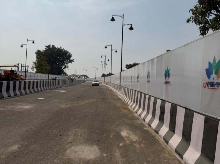 मोदहा आरओबी की दो लेन पर यातायात चालू