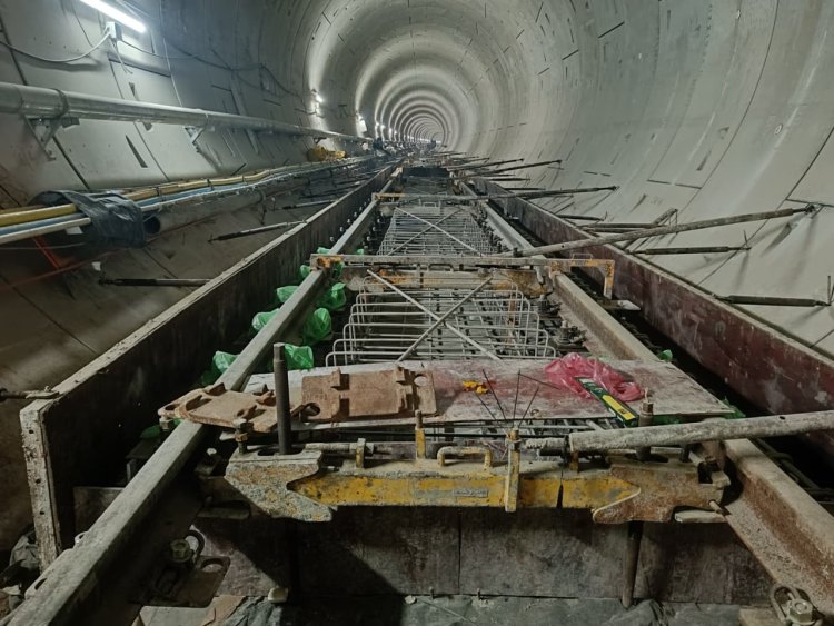 कानपुर मेट्रो कॉरिडोर-2 में ट्रैक निर्माण शुरू, तेजी से बढ़ रहा प्रोजेक्ट