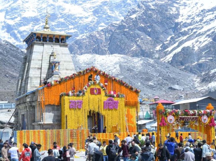 केदारनाथ धाम यात्रा के पहले सप्ताह में दो लाख से अधिक श्रद्धालुओं ने किए दर्शन