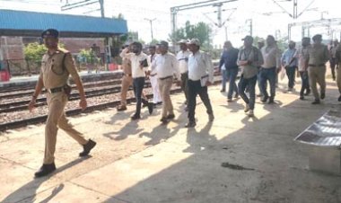 मंडल रेल प्रबंधक ने टुंडला-कानपुर खंड का निरीक्षण कर दिये निर्देश