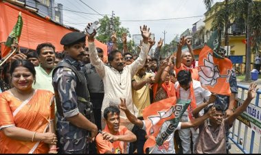 बंगाल में बहुमत के पार पहुंची भाजपा, 171 सीटों पर जीत, 37 पर निर्णायक बढ़त