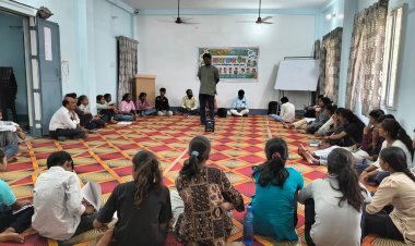 चौबेपुर भंदहा कला में समर कैंप : बच्चे कहानी, कविता, नाटक, चित्र और कठपुतली में दिखा रहे रूचि