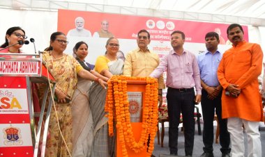 मंत्री ए.के. शर्मा ने अत्याधुनिक वेस्ट मैनेजमेंट सिस्टम प्लांट का किया उद्घाटन