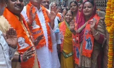 वाराणसी के काजीपुरा खुर्द में जल निकासी निर्माण कार्य का हुआ शिलान्यास