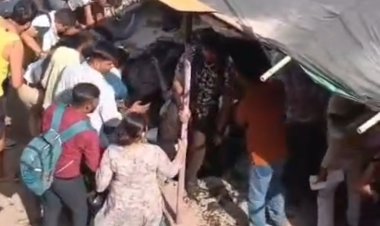 बीएड परीक्षा देने पहुंचे अभ्यर्थियों के साथ हादसा, नाले की जर्जर पटान टूटने से कई लोग गिरे
