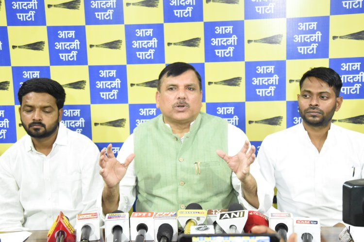भाजपा सरकार में मीटर के नाम पर लूट, बदहाल स्कूल व्यवस्था और बढ़े महिला अपराध : संजय सिंह