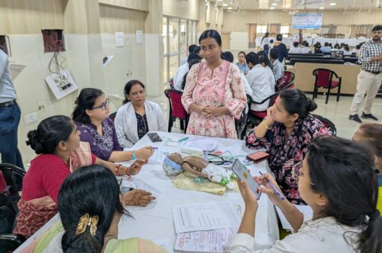 प्रदेशभर के स्वास्थ्यकर्मियों को दिया गया नवजात पुनर्जीवन का प्रशिक्षण
