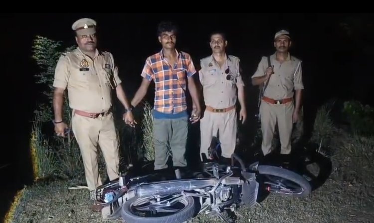 पुलिस मुठभेड़ में दो आरोपित गिरफ्तार