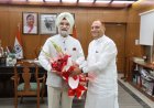 महापौर ने दिल्ली के उपराज्यपाल से की शिष्टाचार भेंट, स्वच्छता, सुरक्षा तथा नागरिक सुविधाओं से जुड़े विषयों पर चर्चा
