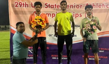 हाथरस के युवा खिलाड़ी दिनेश कश्यप ने प्रयागराज में जीता सिल्वर मेडल