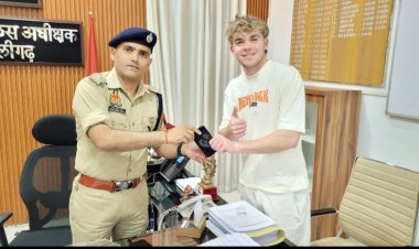 ऑस्ट्रेलियाई इन्फ्लुएंसर हुआ 'सीएम योगी की पुलिस' का मुरीद