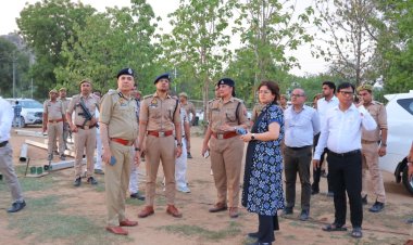 एडीजी ने महोबा में सीएम के प्रस्तावित कार्यक्रम स्थल की सुरक्षा व्यवस्था का लिया जायजा