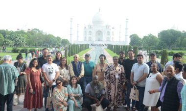 ब्रिक्स-इंडिया 2026'- ब्रिक्स प्रतिनिधियों ने निहारा ताज, खूबसूरती को देख हुए मंत्रमुग्ध