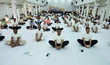 एनसीआर ने धूमधाम से मनाया बारहवॉ अन्तरराष्ट्रीय योग दिवस